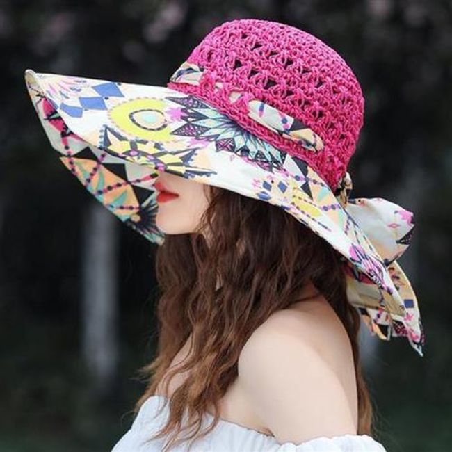 Ženski slameni šešir Delilah 1