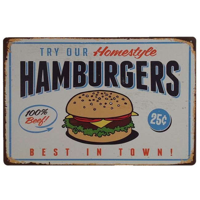 Retro tin sign B06226 1