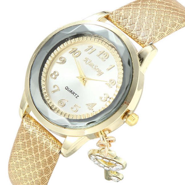 Elegantní dámské hodinky s přívěskem v podobě klíče 1