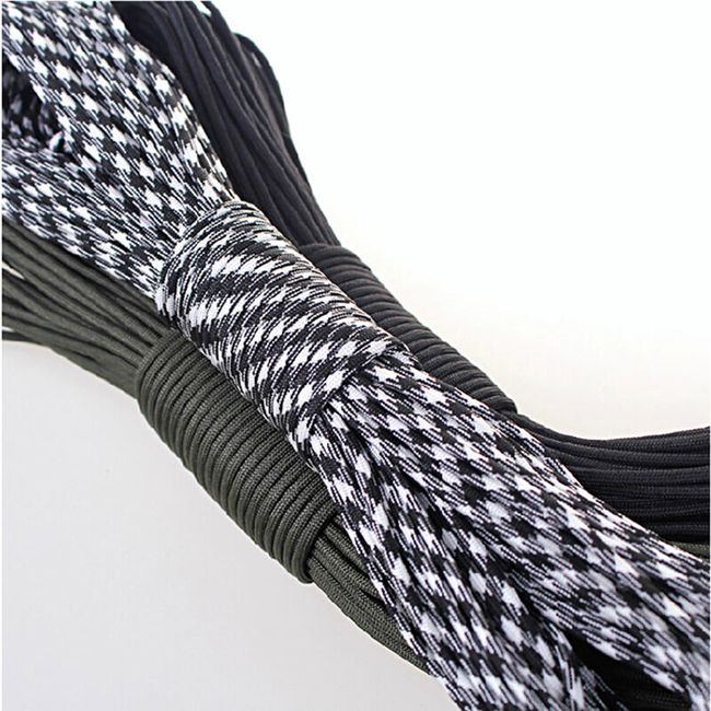 Военно въже с дължина един метър за плетене на гривни за оцеляване 1