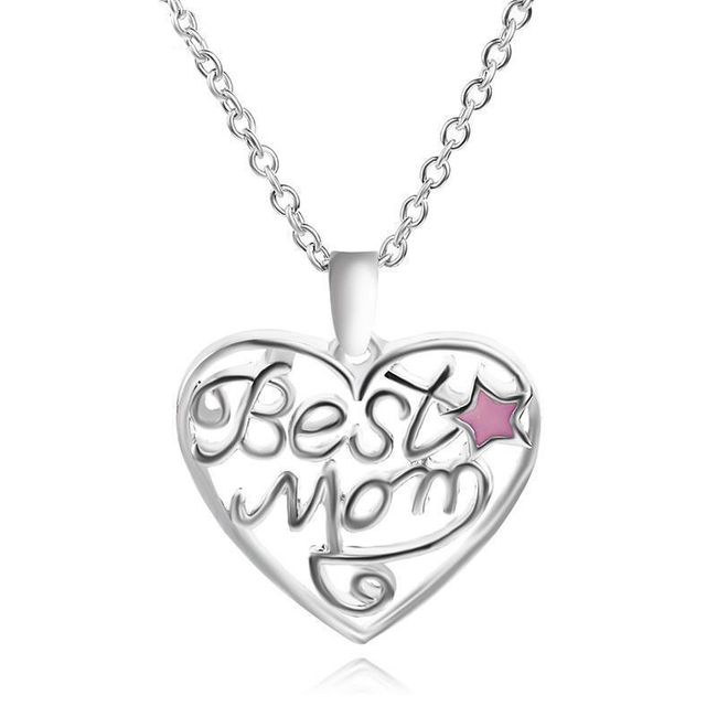 Colier cu inscriptie - Best mom 1