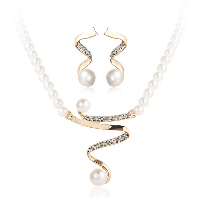 Sada šperků - umělé perly 1