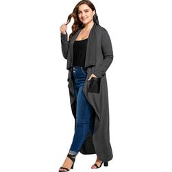 Cardigan lung pentru femei în oversized