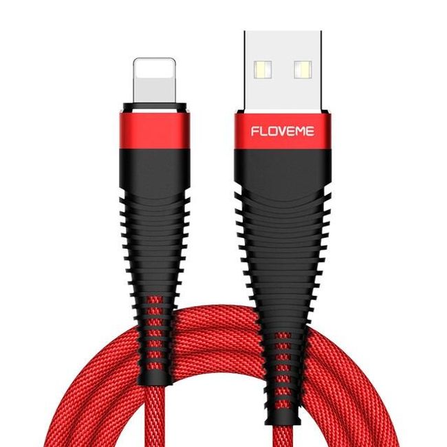 Cablu USB pentru iPhone - 2 culori / 2 lungimi 1
