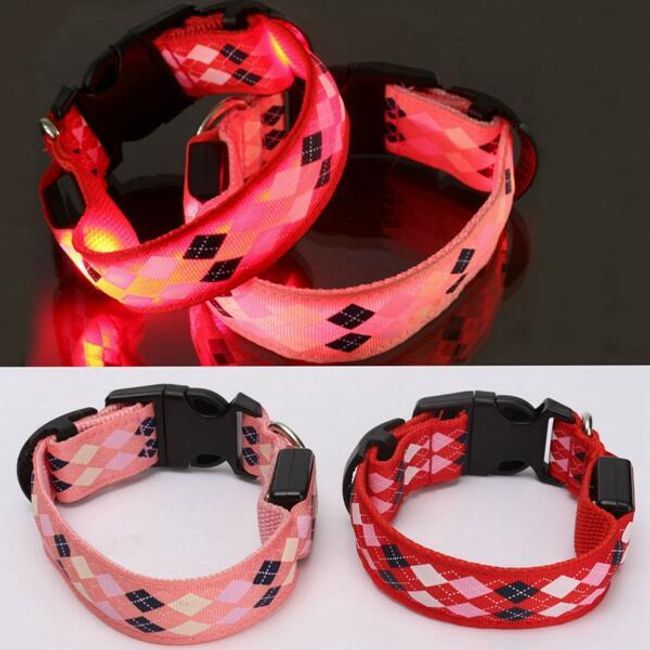 Nylon gallér LED-es lámpákkal 1