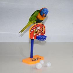 Basketbalový koš pro papoušky