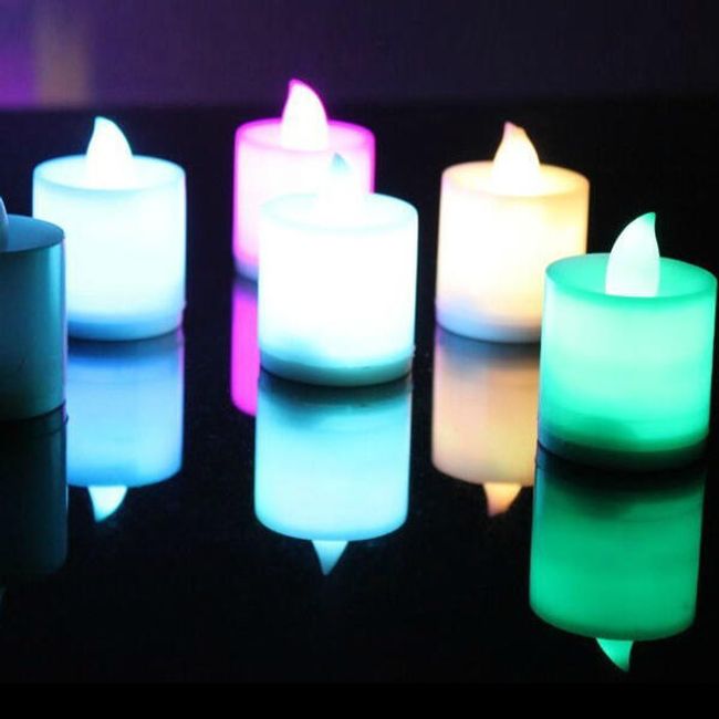 Romantyczna LED świeczka - oferujemy więcej kolorów 1