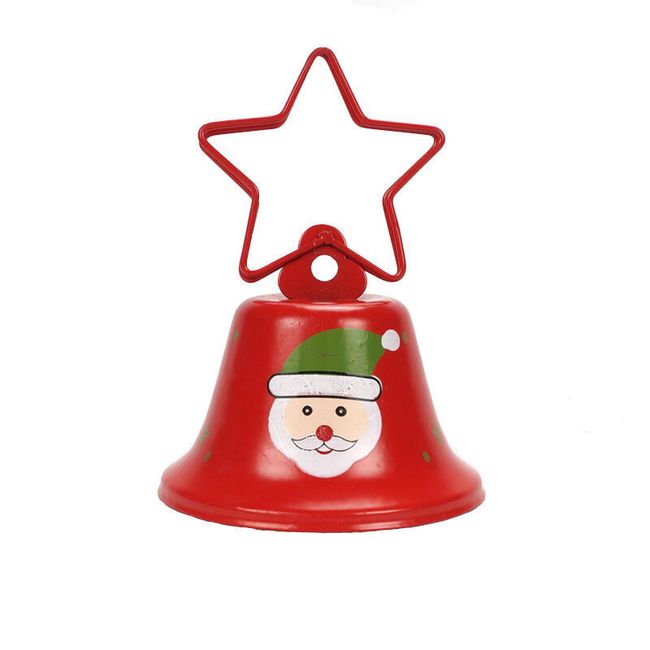 Vánoční dekorace - zvoneček se Santou 1