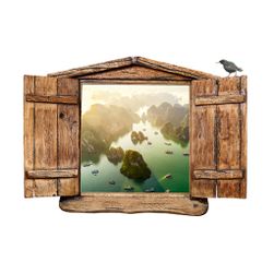 3D samolepka na zeď B05390