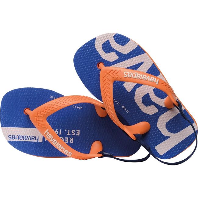 Dětské pantofle Baby Logomania - oranžová/modrá - vel. 23/24 ZO_98-1E8683 1