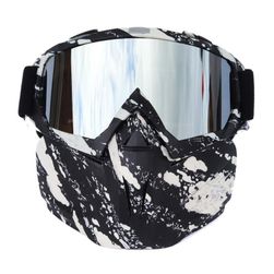 Ski goggles with a mask SG44
