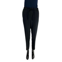 Eleganckie spodnie damskie, OODJI, czarne, rozmiary XS - XXL: ZO_108902-M