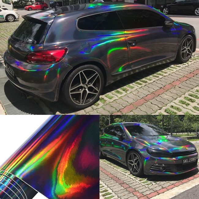 Holographic car foil TF4090 1