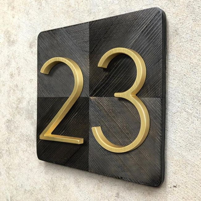 Číslice na dveře CC457 1