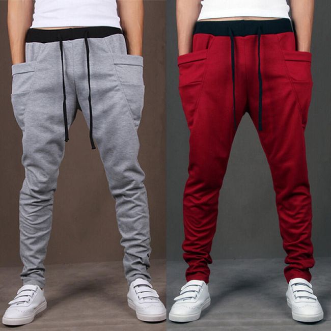 Módní tepláky v ležérním stylu - různé barvy  1