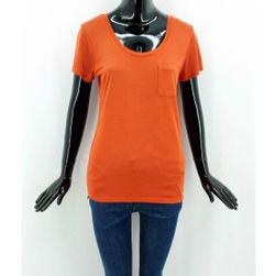 Дамска тениска с джоб на гърдите Lpb Woman, оранжева, размери XS - XXL: ZO_0730151c-1adf-11ec-a081-0cc47a6c9370