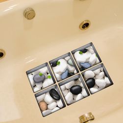 Csúszásgátló 3D fürdő matrica - kavics