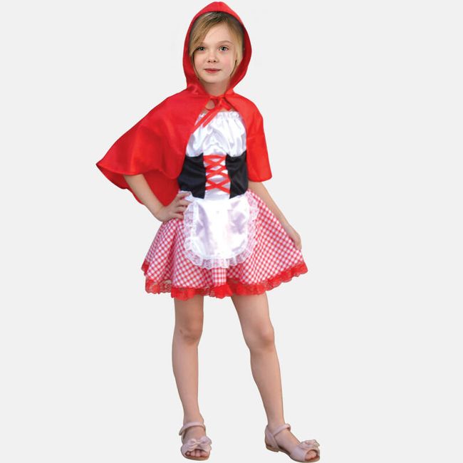 Dětský kostým - červená Karkulka 1