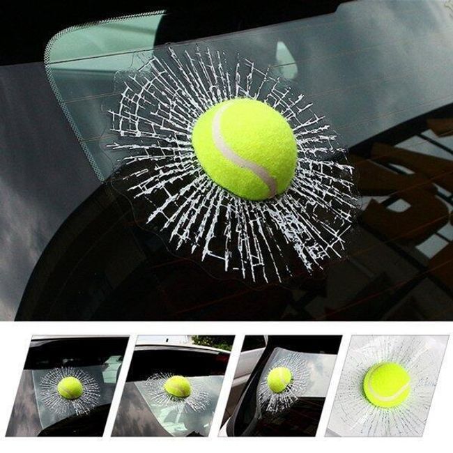 3D nalepka za avto - tenis žogica  1