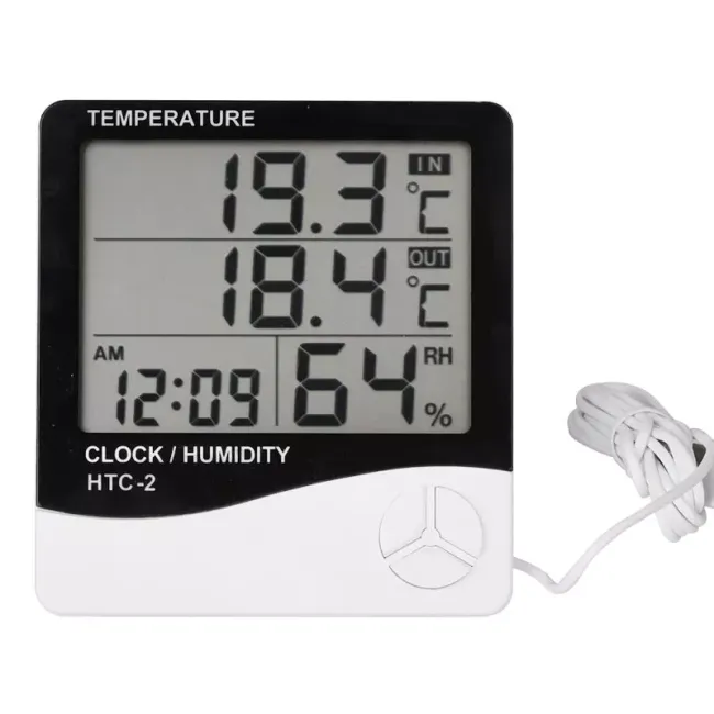 LCD-hőmérő kültéri érzékelővel Dannale 1