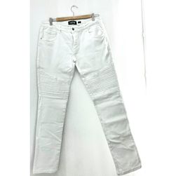 Pánské slim - fit kalhoty OLGYN - bílé, Velikosti textil KONFEKCE: ZO_55b89fcc-cc5c-11ec-ade4-0cc47a6c9370