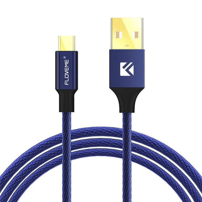 Dátový a napájací Micro USB kábel - 4 farby 1