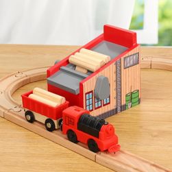 Train carriage with accessories HUJ5