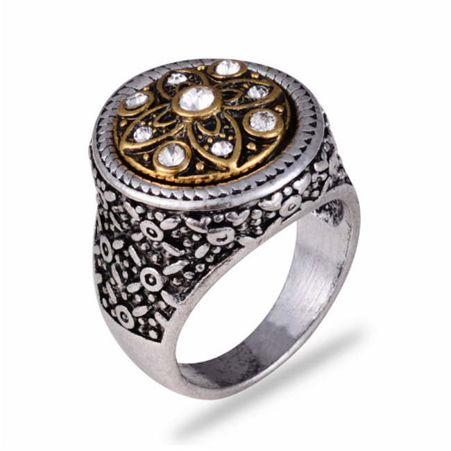 Výrazný prsteň s ornamentmi - rôzne veľkosti 1