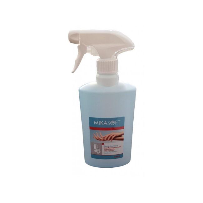 MikaSoft - tekući alkoholni dezinficijens - 500 ml + Alkoholni dezinficijens za ruke i kožu, 500 ml ZO_190529 1