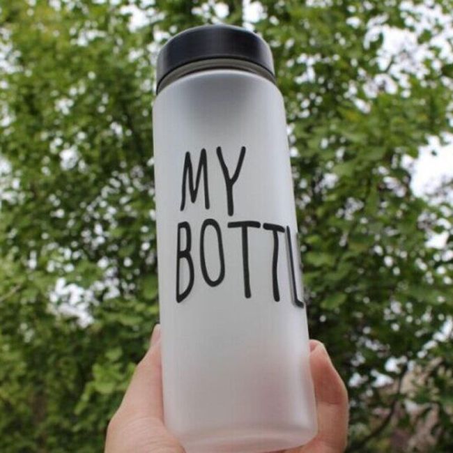 Матирана бутилка с надпис My Bottle - 500 ml 1