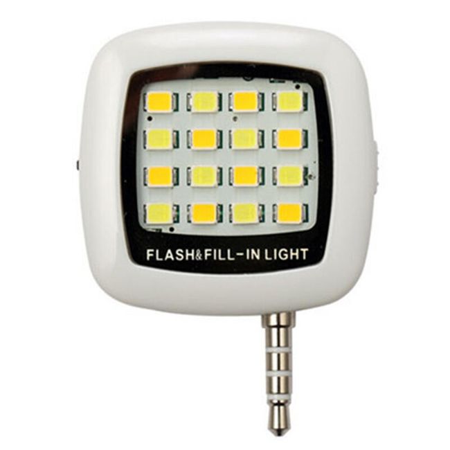 Zewnętrzna lampa błyskowa do telefonu komórkowego z 16 diodami LED 1