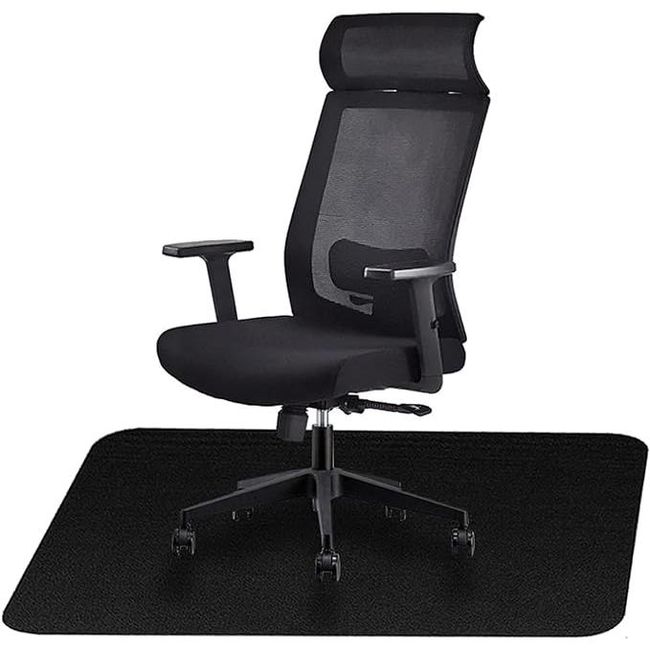 Podložka pod koberec pre kancelársku stoličku 120x90 cm, čierna ZO_239584 1