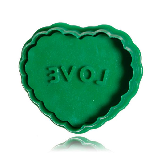 Forma na sušenky - srdíčko s nápisem Love 1