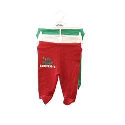 Detské nohavičky 3 ks - červené, biele, zelené, detské veľkosti: ZO_264351-0-3