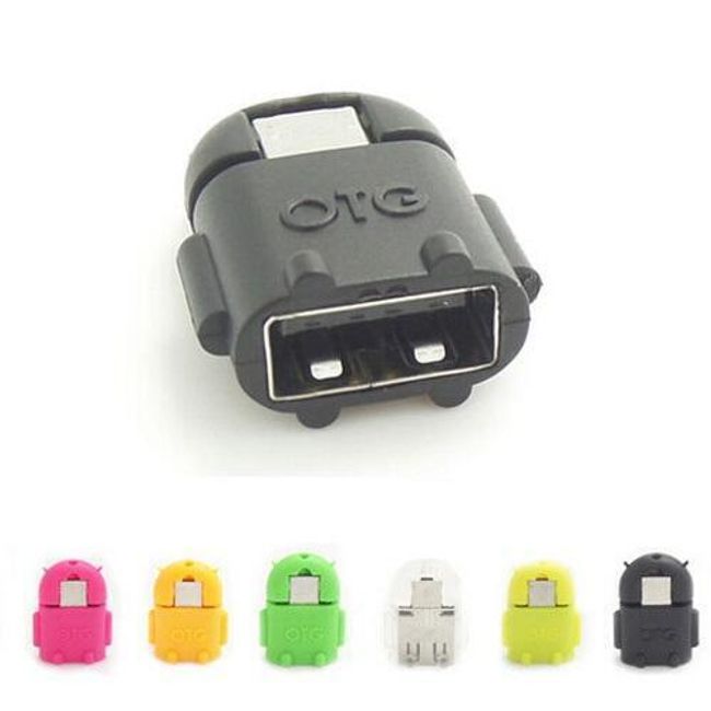Miniaturowy adapter USB OTG - kilka kolorwów 1