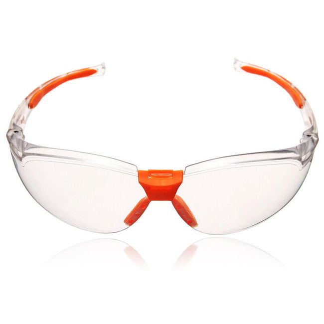 Ochranné pracovné okuliare - oranžové 1