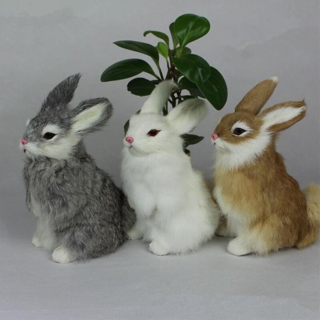 Plyšový králík - 3 varianty 1