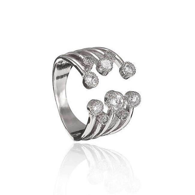 Vícevrstvý prsten pro ženy s kamínky - 3 barvy 1