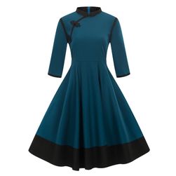 Rochie vintage în stil japonez - 2 culori