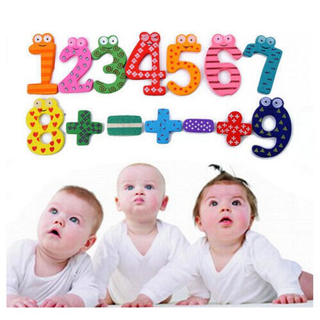 Zestaw magnesów z numerami dla dzieci  1