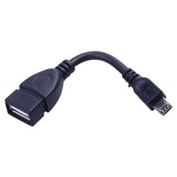OTG до Micro USB кабел черен