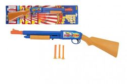 Pistole/Brokovnice plast 3 náboje na přísavky 48cm na kartě RM_00850413