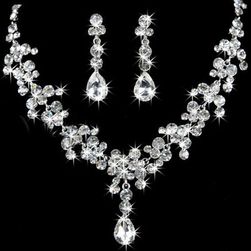 Luxusní sada šperků se zářivými kameny
