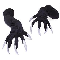 Rękawiczki z pazurami w kolorze czarnym