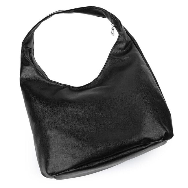 Celistvá dámská kabelka v černé barvě 1