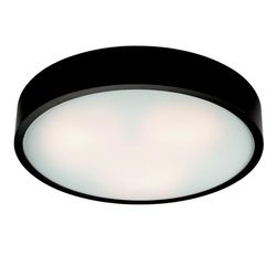 Черна кръгла лампа за таван Plafond, ø 47 cm - разопакована ZO_98-1E4595