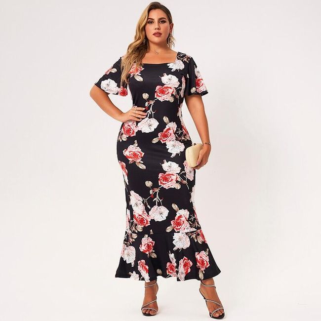 Dámské šaty plus size Akela 1