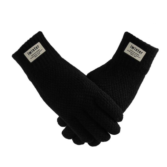 Stylové pánské rukavice s možností dotyku na mobilu - více barev 1
