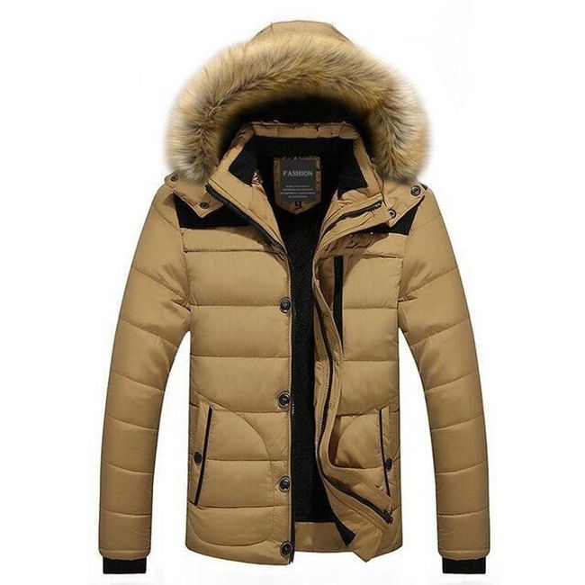 Férfi kabát Rott - khaki, XS - XXL méret: ZO_233490-M 1