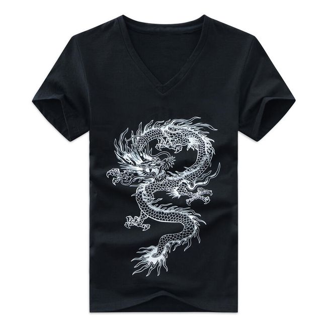 Moška majica s kitajskim zmajem - 5 barv 1
